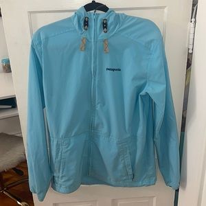 Womens Light Blue Patagonia Raincoat